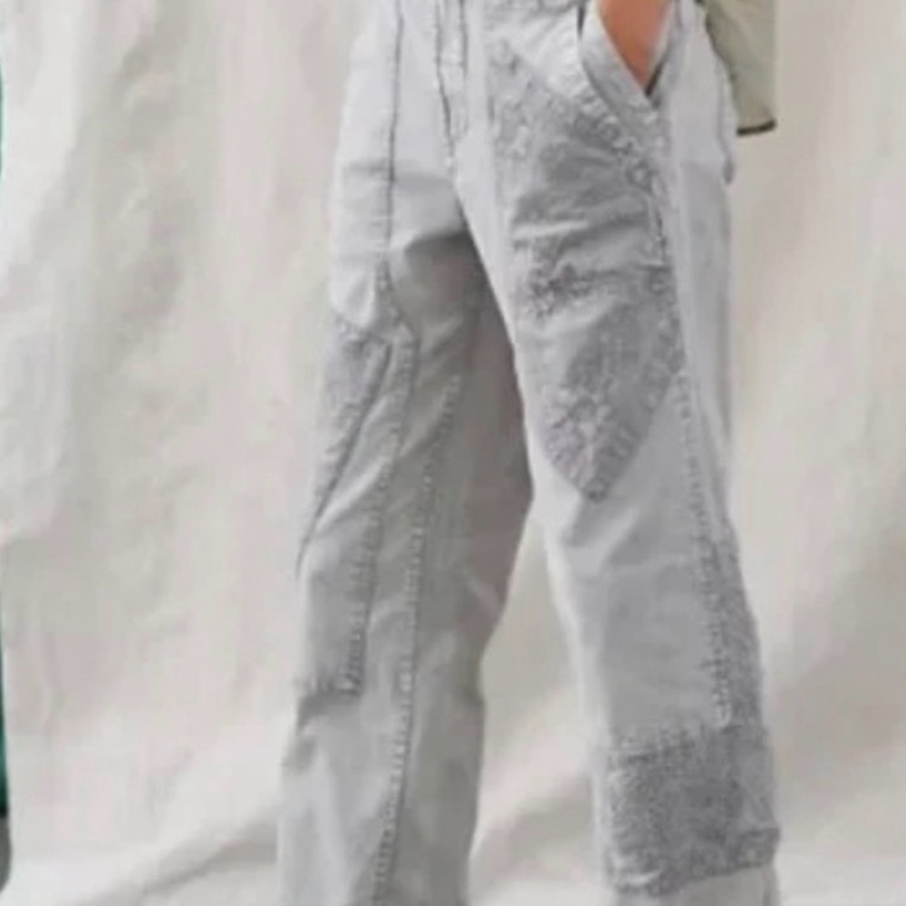 Pilcro the roamer embroidered pants